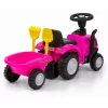 Ride-on vehicle milly mally T7 tractor (pink) children's ride-on toy