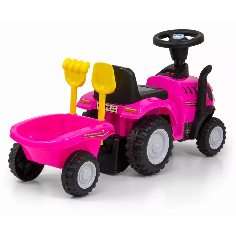 Ride-on vehicle milly mally T7 tractor (pink) children's ride-on toy