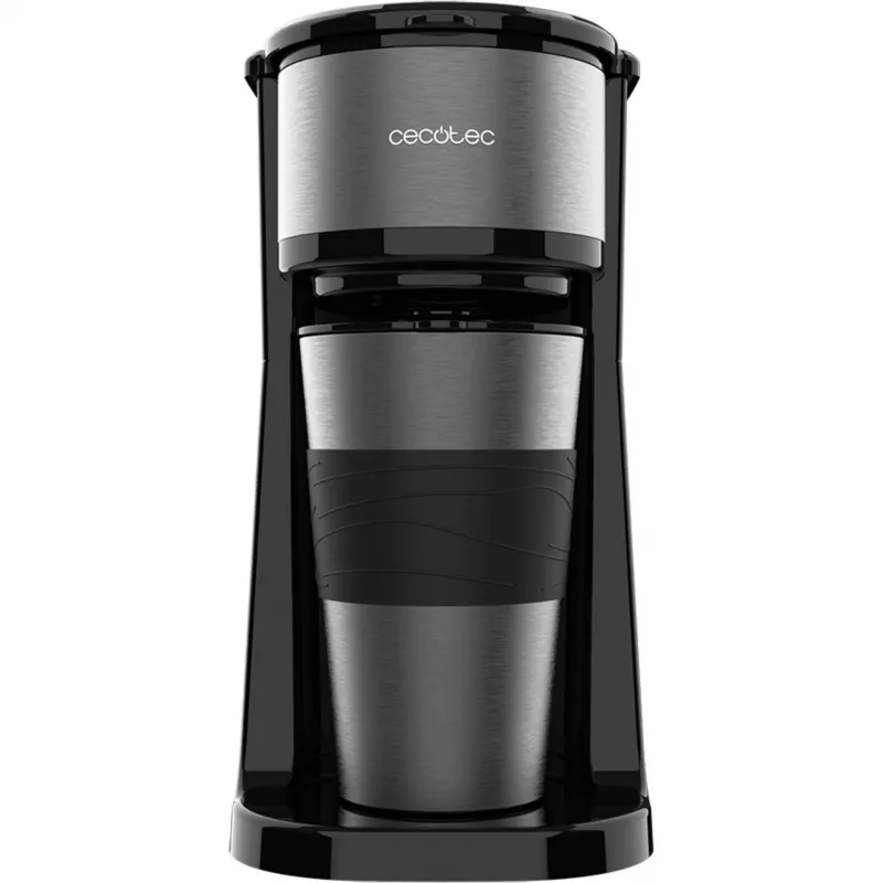 Cecotec Coffee 66 Drop & Go Filter Coffee Maker, 700 W, Black/Stainless Steel