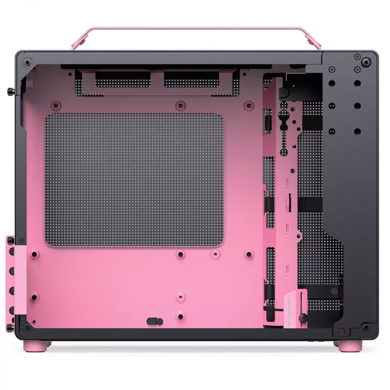 Jonsplus MATX Handle Case Z20 Black-Pink – Mini/Micro/Flex-ATX chassis with carrying handle