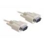 Serial Cable DeLOCK RS-232 1m Beige DB-9