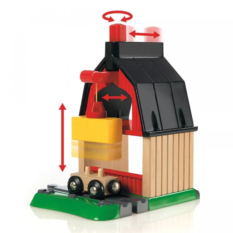BRIO 33719 Farmyard Train Set, 20 pieces