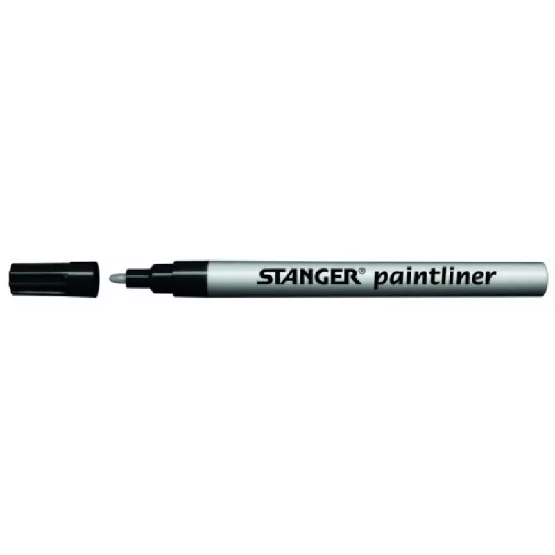 Marker Stanger Paintliner B10 silver tip 1–2 mm for precise line marking