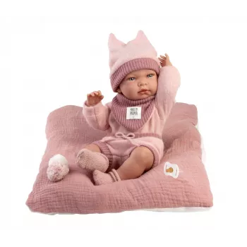 Doll Llorens 40 cm vinyl baby with realistic features and soft body