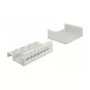 Keystone Patch Panel DeLOCK 43412 8 Port Grey