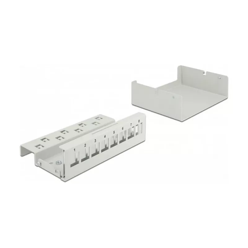Keystone Patch Panel DeLOCK 43412 8 Port Grey