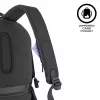 Casual backpack XDDESIGN Bobby Soft with 15.6 inch notebook compartment, 16 L, PET, black