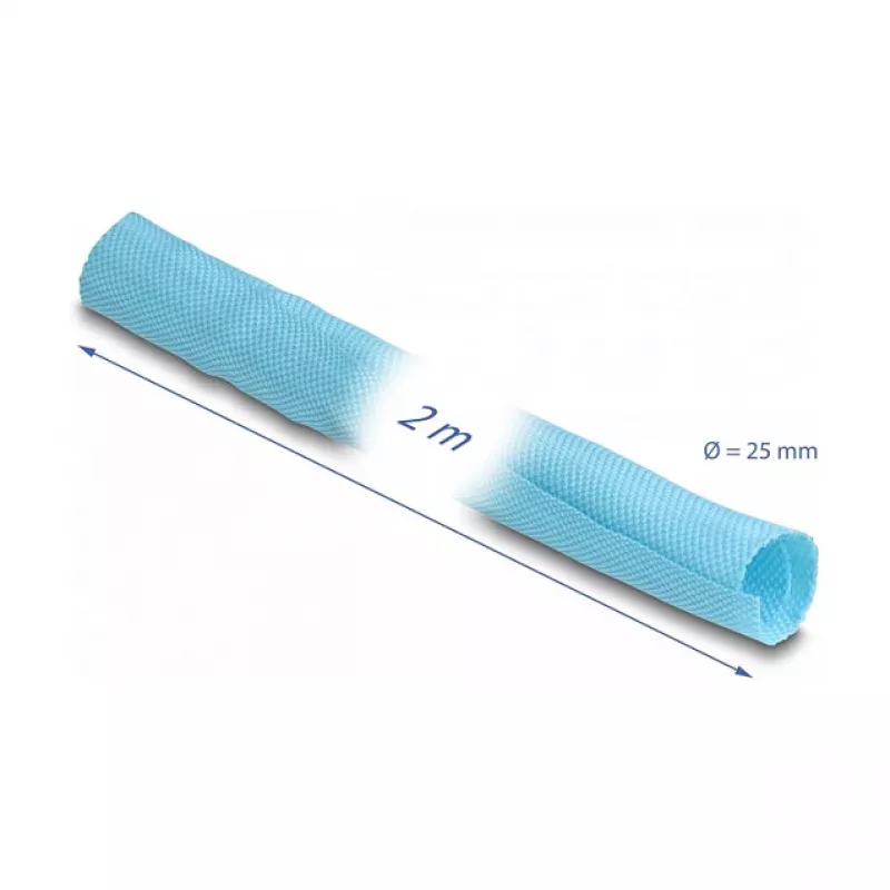 Cable Sleeve DeLOCK 20879 Blue Polyester 2.6 cm Diameter