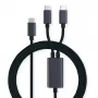ROLINE - USB Cable - 24 pin USB-C (M) to 24 pin USB-C (M) - USB 2.0 - 1.85 m - USB-Power Supply (100 W) - Black (11.02.8308)