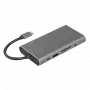 LogiLink UA0383 Notebook-docking station & port replicator Wired USB 3.2 Gen 1 (3.1 Gen 1) Type-C Silver (UA0383)