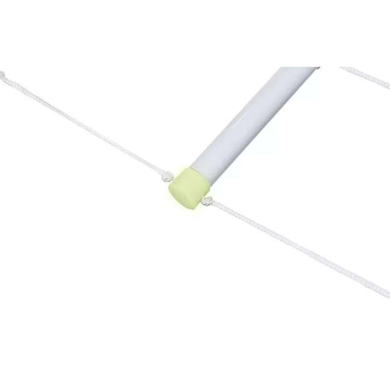 Rehabilitation bed ladder Qmed DRQM3G0AAXXXP, 4 steps, polyethylene, max load 90 kg, fluorescent, rung width 25 cm