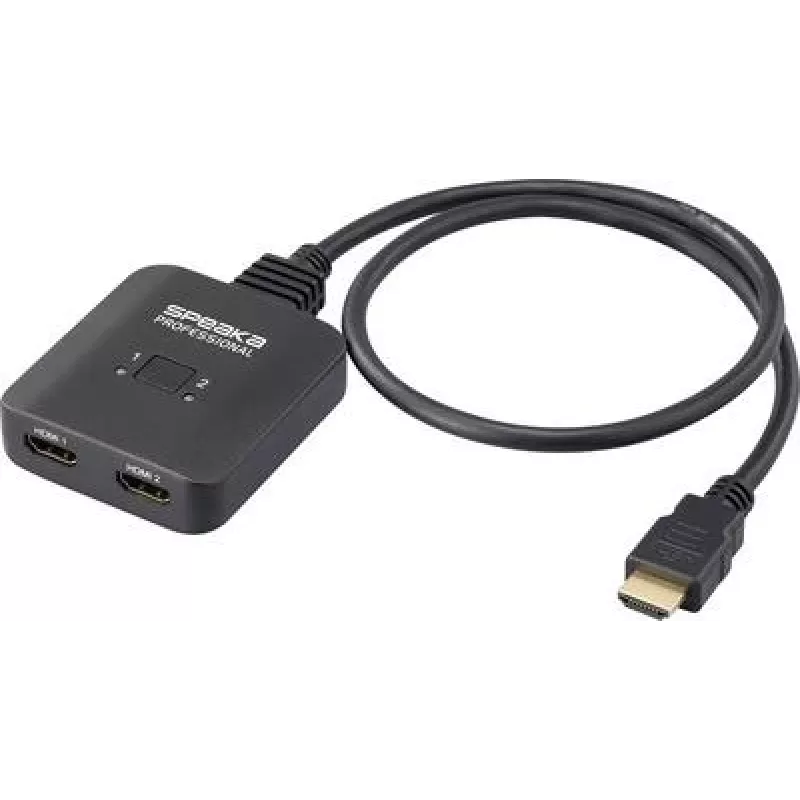 SpeaKa Professional SP-HDMIBS-100 2+1 Port HDMI-Switch bidirectional 7680 x 4320 (SP-13456272)
