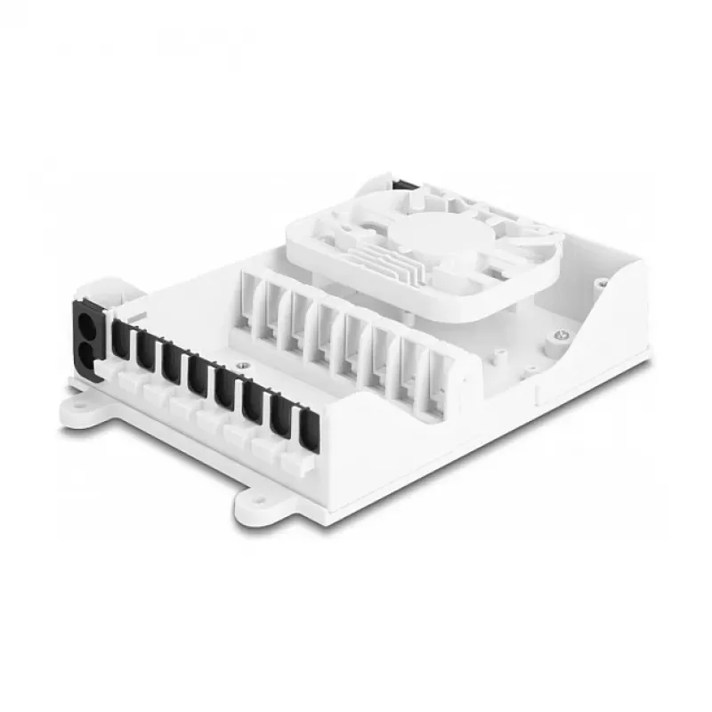 DeLOCK Fiber Optic Distribution Box FTTH indoor wall mount 8 port white
