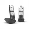Gigaset A690 Duo Analog telephone Caller ID Black, Silver