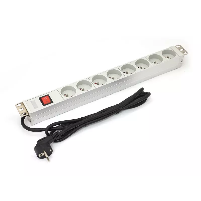 DIGITUS Professional a-19-STRIP-2-IMP - power distribution unit (Rack - rack-mountable) - AC 250 V - input Power Supply - output
