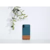 Smartphone case man and wood for iPhone XS Max — denim black