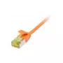 Patch Cable RJ45, CAT6A 500Mhz, 0,15m, orange, U/FTP, slimline Round d=3,8mm, TPE/LSZH(Superflex), AWG32, with Cat.7 Raw Cable, Synergy 21 (S217360V3)