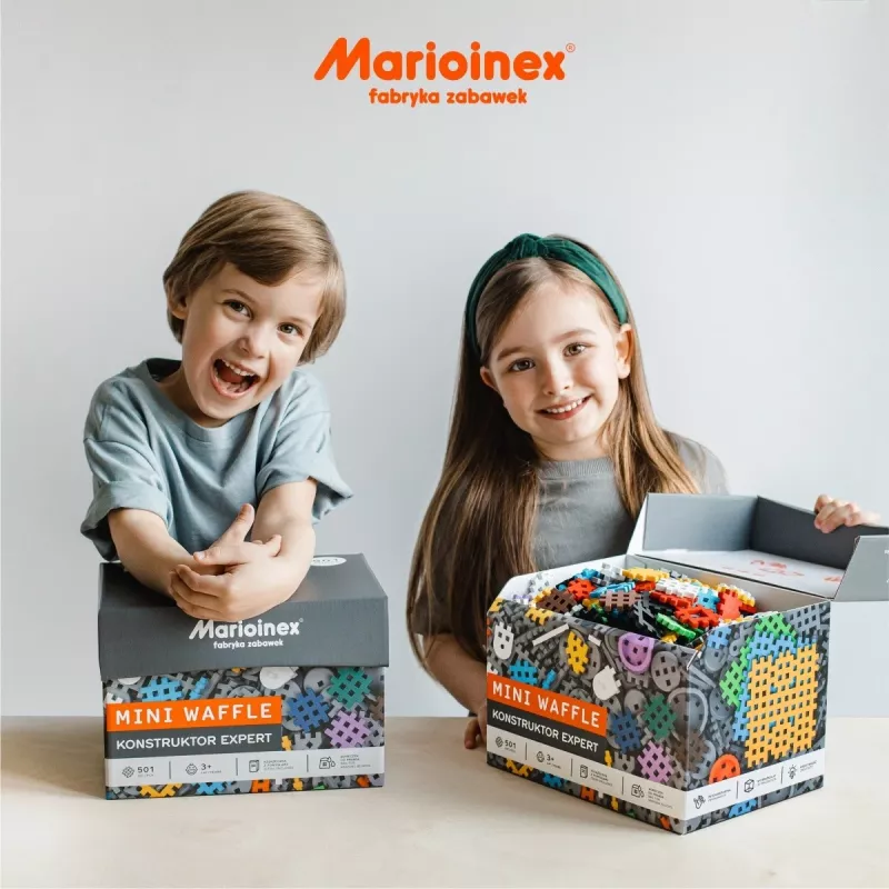 Marioinex Mini Waffle Building Blocks Constructor Expert, 501 pieces