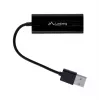 Network interface card LANBERG NC-0100-01 USB 10 Gbit/s, hot-swap, cable 0.15 m, black