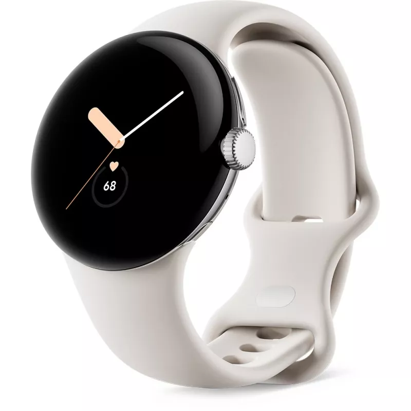 Google - Watch Strap for Smartwatch - Small / Large - Chalk - for Google Pixel Watch (GA03264-WW)