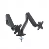 Monitor desk holder ART RAMM UM-116 for 2 monitors 13–32 inch, dual-arm adjustable mount