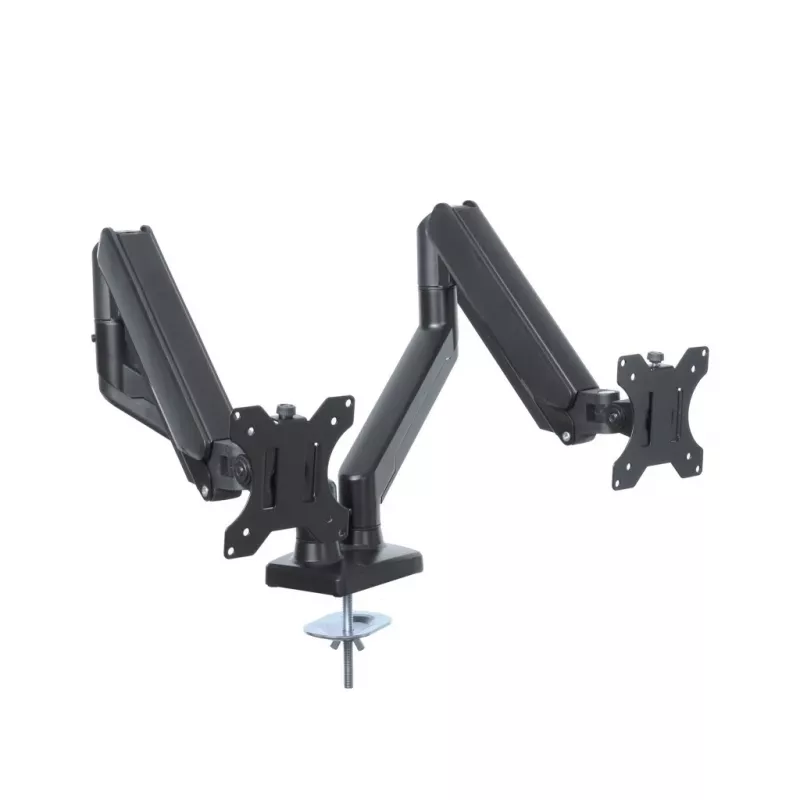 Monitor desk holder ART RAMM UM-116 for 2 monitors 13–32 inch, dual-arm adjustable mount