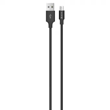 USB Micro-B Cable Devia Pheez Series 5V 2.4A 1 m — Black