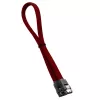 CableMod ModMesh - SATA-Cable - Serial ATA 150/300/600 - SATA (W) zu SATA (W) - 60cm - Blood Red (CM-CAB-SATA-N60KBR-R)