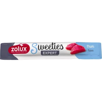 Paste cat treat ZOLUX Sweeties Tuna 14 g — tuna-flavored paste in 14 g tube, grain-free, gluten-free