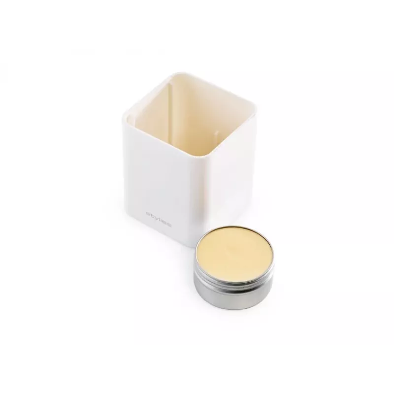 Aroma diffuser Stylies ELARA/WHITE — evaporative, for rooms up to 25 m², 2 h timer, AC/battery/USB, 1.3 W, 74×74×100 mm