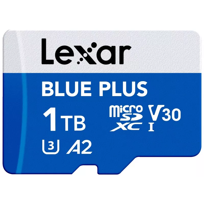 Memory card microSD card 1TB C10 A2 U3 V30 170MB/s Blue Plus