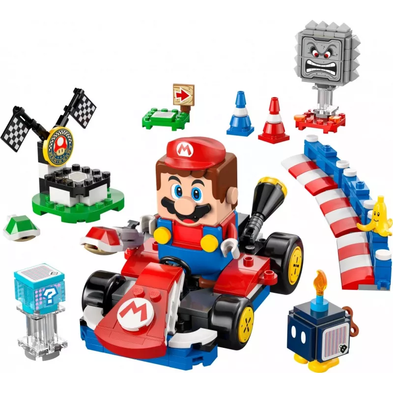 LEGO Construction Toy 72043 Super Mario Interactive Mario Kart with Standard Kart