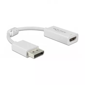 Video Cable Adapter DeLOCK 63936 DisplayPort to HDMI 0.1m White