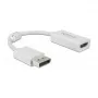 Video Cable Adapter DeLOCK 63936 DisplayPort to HDMI 0.1m White