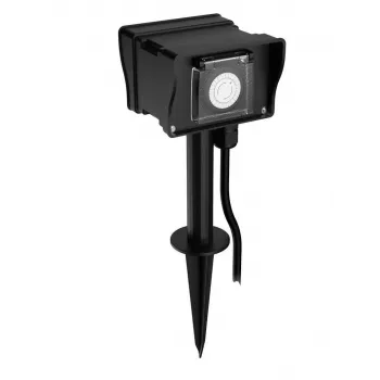 Ansmann 1260-0012 Timer Switch analog Daily Programme 3680 W IP44 (1260-0012)