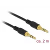 Audio Cable 3.5mm DeLOCK 85549 2m Black