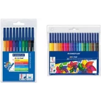 20 STAEDTLER Noris 326 felt-tip pens assorted colours (326 WP20)