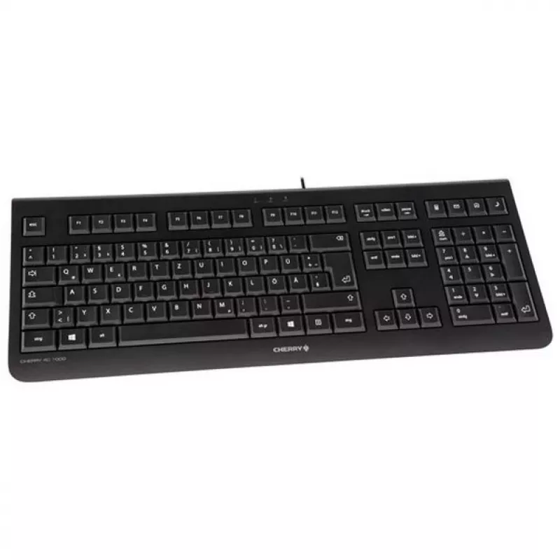 CHERRY KC 1000 keyboard Office USB QWERTY Spanish Black