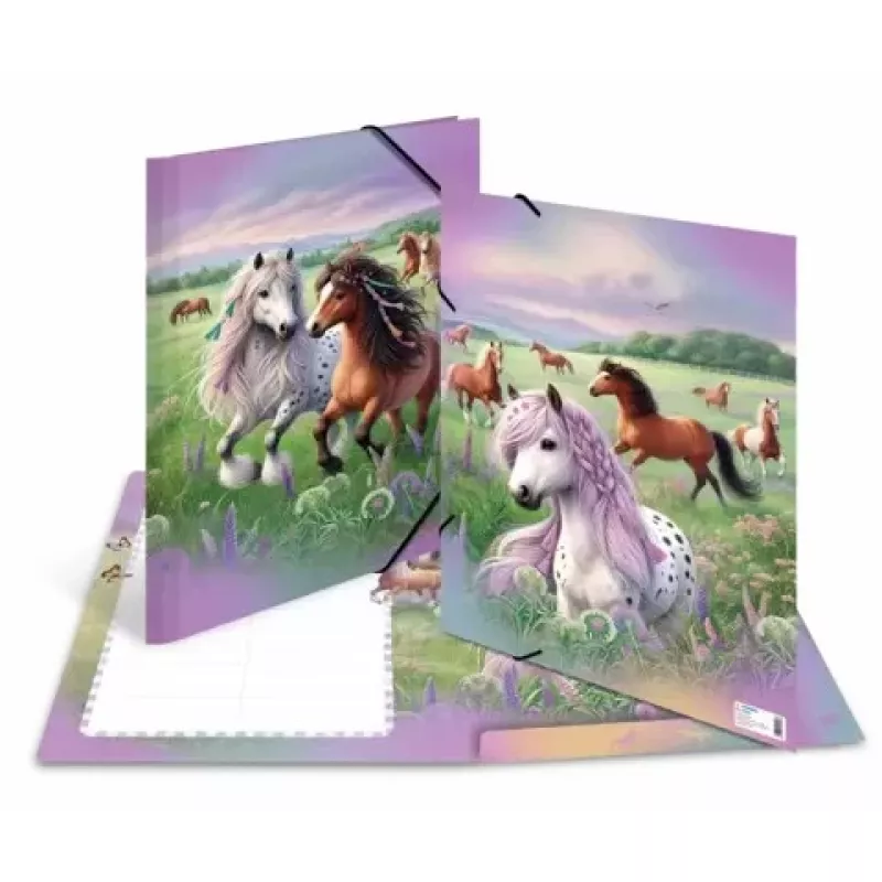 Envelope folder HERMA Elasticated folder A3 Cardboard Horse World