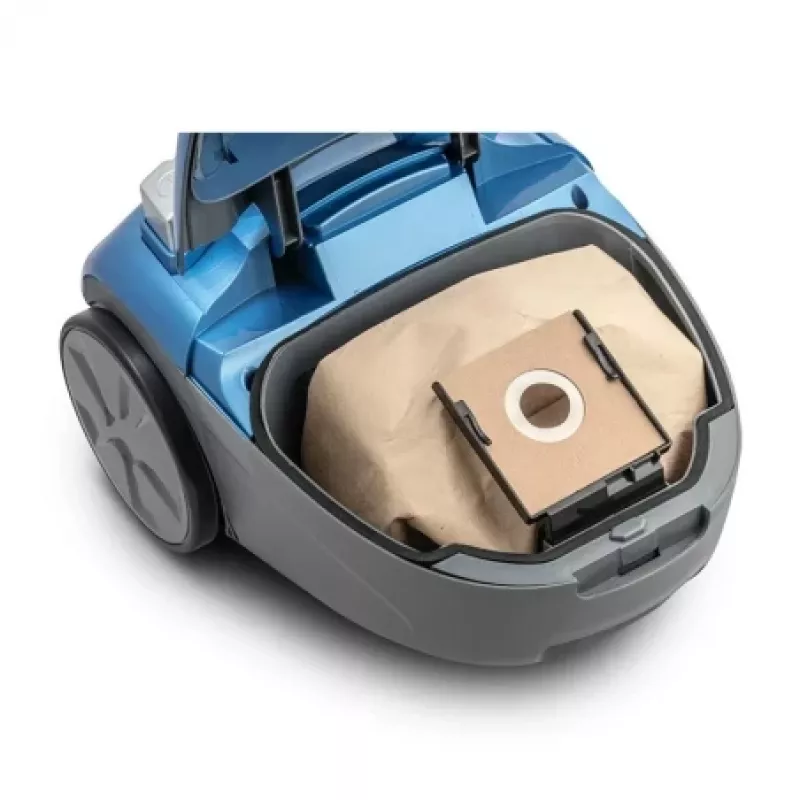 Bagless Vacuum Cleaner ZELMER ZVC032P Blue 1200W, compact canister design
