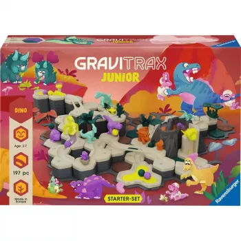 Marble run Ravensburger GraviTrax Junior starter set XXL Dino, track construction for children