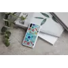 Phone case iKins for iPhone XS / iPhone X S – white poppin rock protective back cover