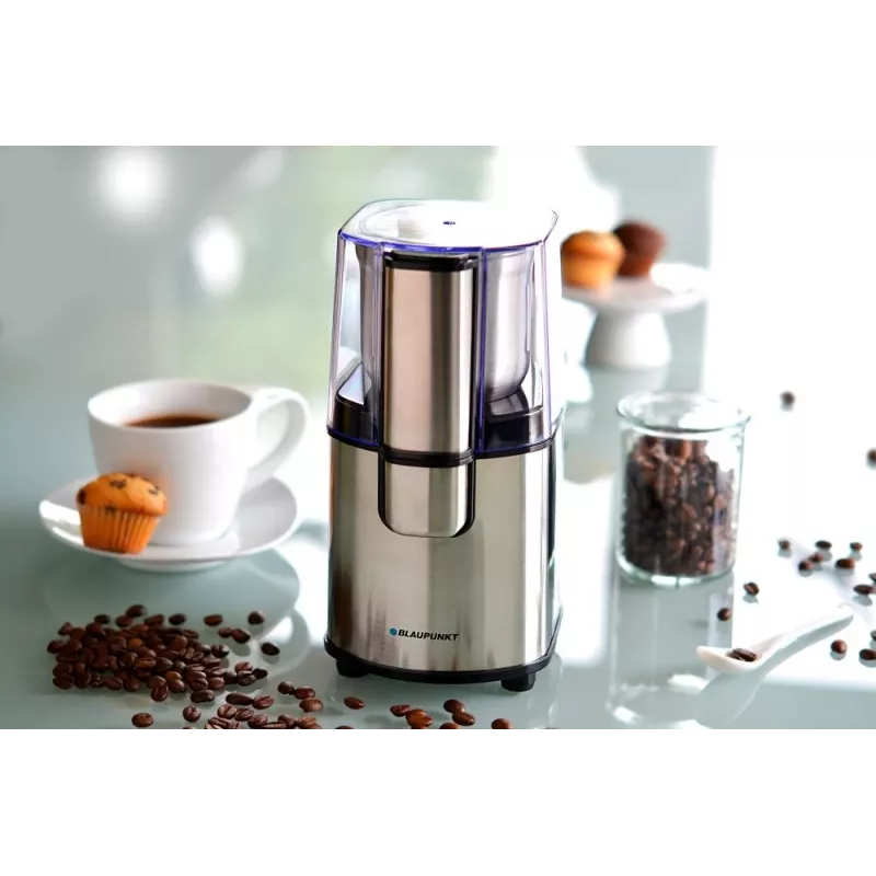 Blade grinder BLAUPUNKT FCG701 — 120 W, 85 g bean capacity, stainless steel blades, silver