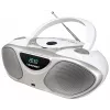 CD recorder BLAUPUNKT BB14WH — CD recorder with MP3 playback, USB, LCD, clock, 2x1 W speakers, silver/white