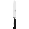 Knife/cutlery block set ZWILLING 35145-007-0 — 7-piece with chef's knife, paring knife, bread knife, kitchen shears, black block
