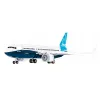Building set Cobi Boeing 737-8 — 340 pieces, recommended age 7+, blue and white