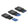 DeLOCK USB 2.0 Card Reader Black Micro SD MicroSDHC MicroSDXC 480 Mbit/s