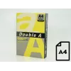 Colour paper Double A, 80g, A4, 500 sheets, Lemon