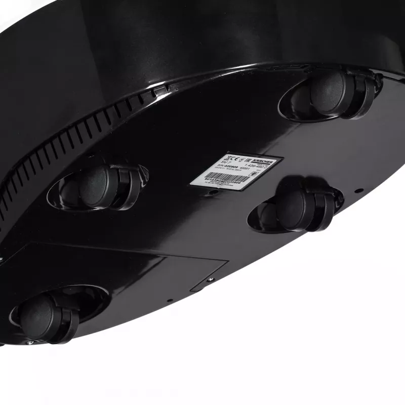 SV 7, cylinder steam cleaner, 0.5 l, black, gray, white, buttons, fixed, 50 cm