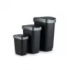rotho Twist 25 L rectangular polypropylene storage container — 25 L, 476×333×252 mm, black